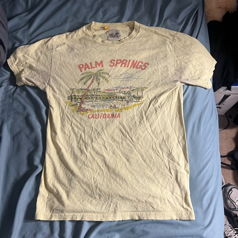 Gallery Dept Light Yellow Palm Springs Tee